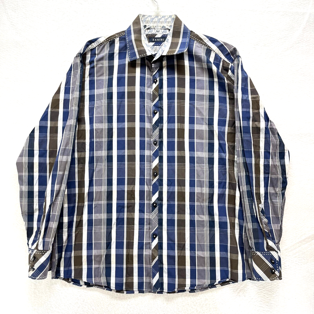 zagiri dress shirts Zagiri Button Down Dress Shirt Men's Size XL