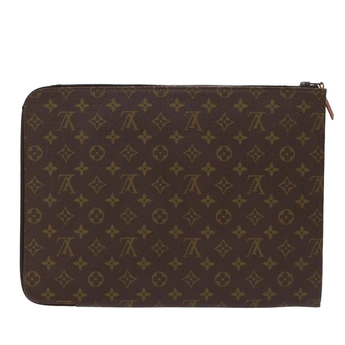 LOUIS VUITTON Monogram Poche Document Briefcase Vintage M53400 LV Auth  rd5555 | eBay