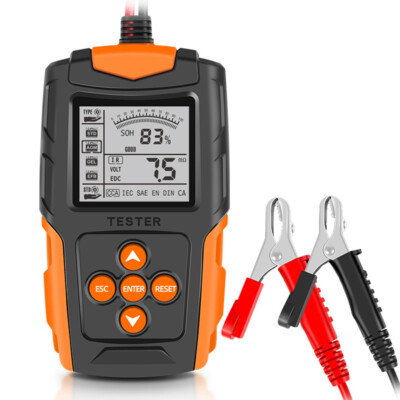 2024 12V Auto Batterietester Digital KFZ Diagnosegerät Akku Prüfer Testgerät DHL