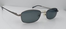 Vintage Rochester Optical Fort Gray Oval Metal Sunglasses Korea FRAMES ONLY