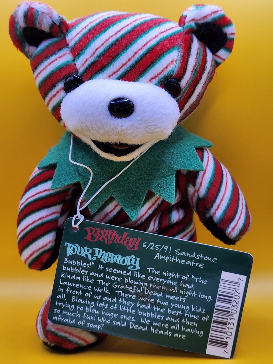Grateful Dead Bean Bear Collectibles Candy Man 1999 Plush Liquid