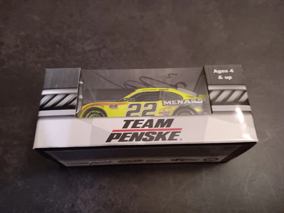 Action 2020 Austin Cindric Signed 1/64 Nascar Diecast - Image 2 of 4