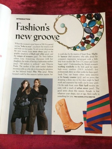 TIMES mag 23/09/2006 Rafe Spall Elizabeth Jagger Miuccia Prada Erin O'Connor UK - Picture 2 of 2