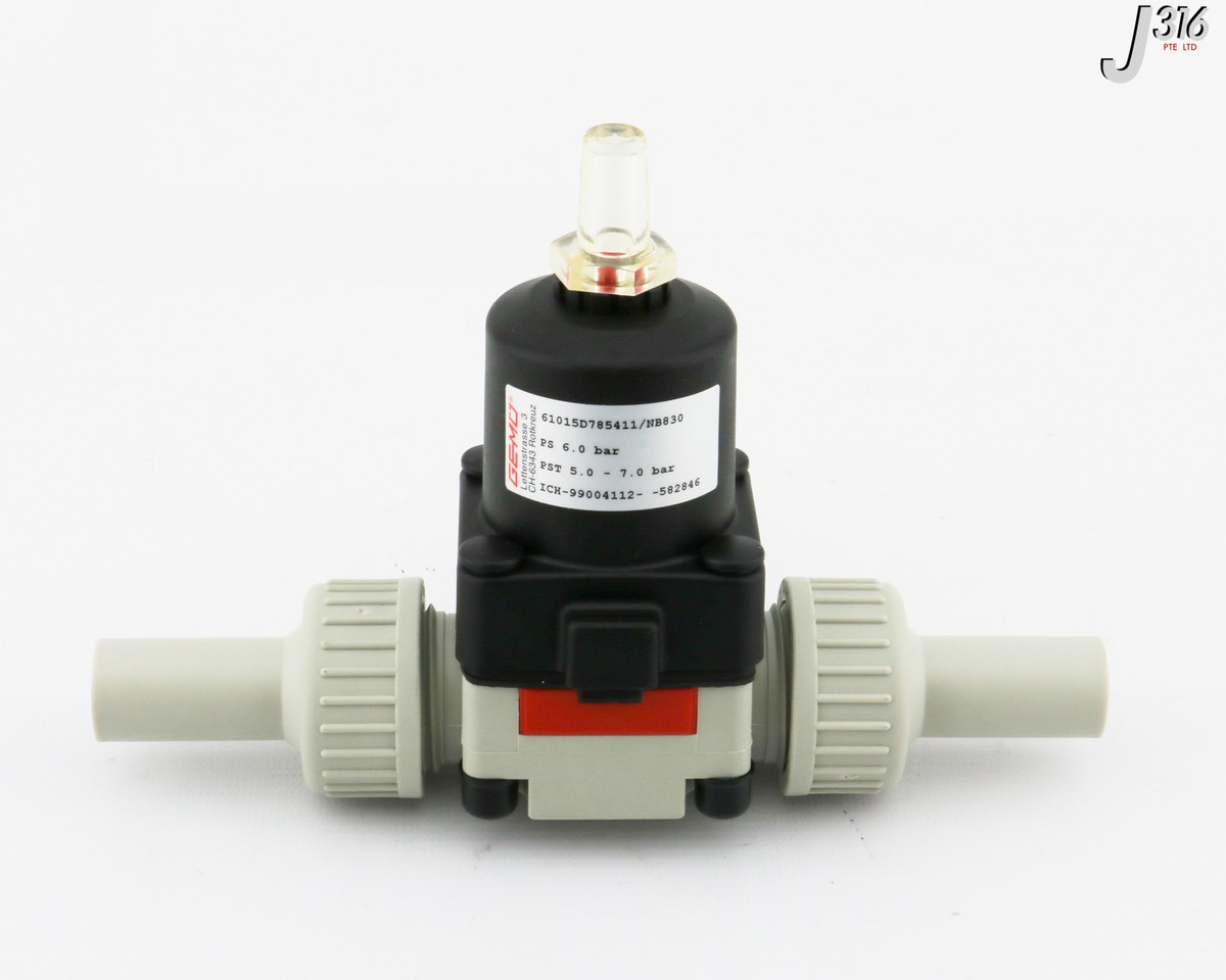 クラフト様 31571 GEMU PLASTIC DIAPHRAGM VALVE, 61015D785411/NB830 (NEW) ICH