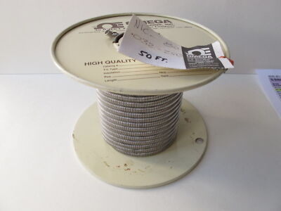 Omega NIC80-032-250-50 Coiled Nickel-Chromium Alloy Resistance Wire, 20 AWG, 50'
