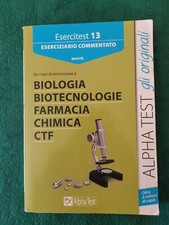 BIOLOGIA BIOTECNOLOGIE FARMACIA CTF ESERCIZIARIO COMMENTATO - ALPHA TEST - 2014