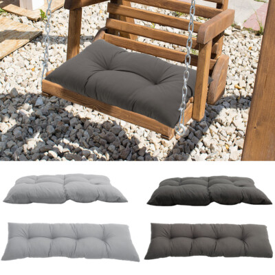 Outdoor Seater Bench Swing Seat Cushion Pad Fabric Chairs