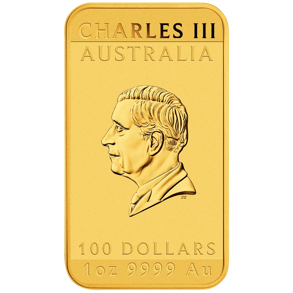 Goldmünze Drache 2024 - Australien - Rechteck-Anlagemünze - 1 Oz ST - Bild 4 von 4