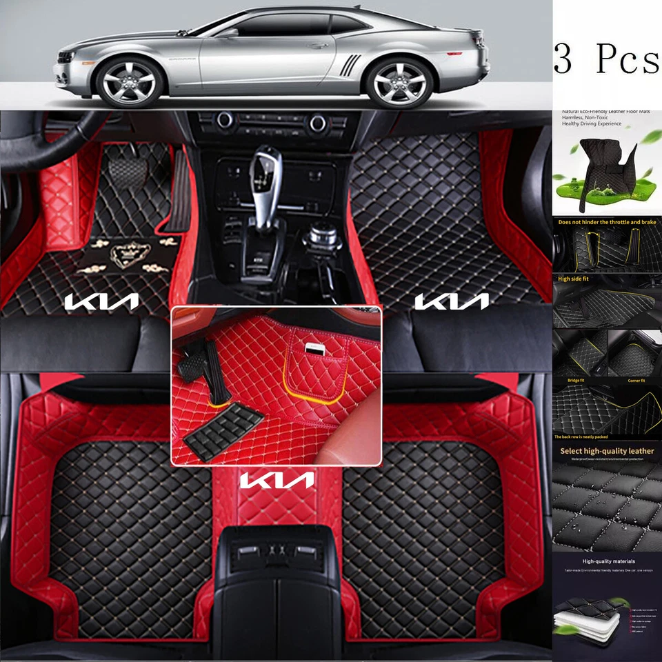 Alfombrillas impermeables personalizadas de lujo automáticas de lujo aptas para KIA All Series Foto 4 de 4