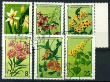 Saint Thomas et îles du Prince 1979 Mi. 568-573 Oblitéré 100% La nature de fleu