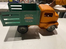 Vintage 1953 TONKA COE Utility Truck Pressed Steel Original Paint Condition