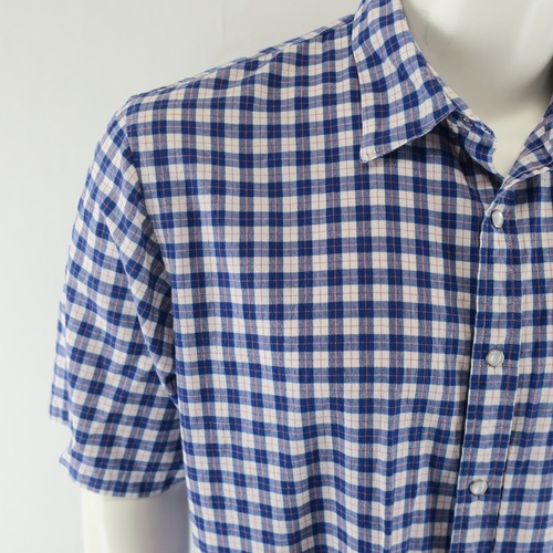 Camicia Criquet manica corta con bottoni a pressione uomo XL - Foto 6 di 11