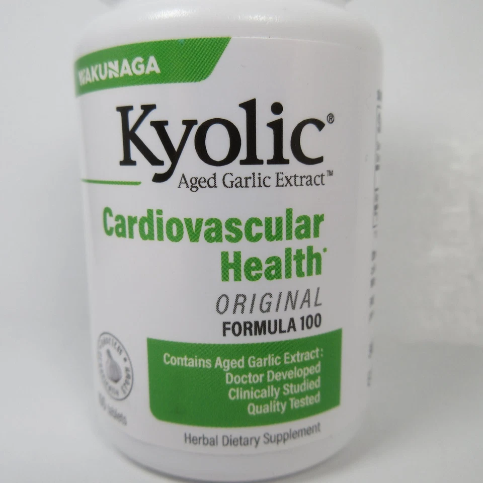 Fórmula de salud cardiovascular Kyolic 100 extracto de ajo envejecido EDAD 100 comprimidos Foto 2 de 4