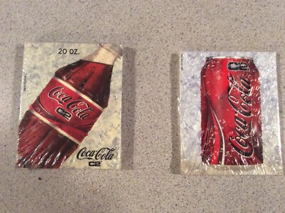 Coca-Cola Collectible Two Packs Coca-Cola C2 Vendor Button Lables- New Old Stock