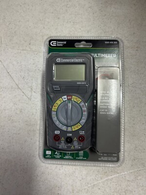 Commercial Electric MS8301A Digital Multimeter Manual Ranging LCD Handheld