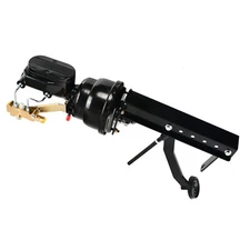 Universal Firewall Mount Power Brake Pedal 7" Dual Booster Master DISC/DISC Kit
