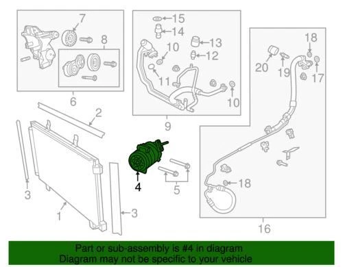 Genuíno GM 2012-2017 Chevrolet SS PPV compressor CA e conjunto de embreagem 92276907 - Imagem 4 de 4
