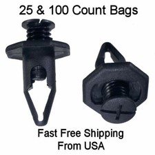 Hex Head Bumper Push Clip Nylon Retainer Fits Honda 91504-SM4-000 Auveco 17144