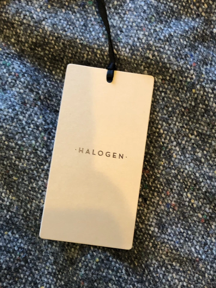 Falda halógena hasta la rodilla Nordstrom’s talla 8 falda gris con volantes de lana nueva con etiquetas Foto 4 de 4