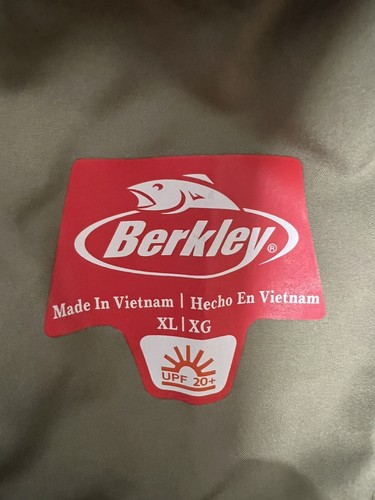 Berkley/ Men’s Fishing Shirt/ XL /XG UPF 20+ - Picture 3 of 12