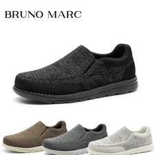 Bruno Marc Men's Slip-on Loafers Casual Lightweight Stretch Shoes Arch Support