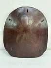 Vintage Hand Carved Deep Mahogany Wooden Sand Dollar Made In Panama