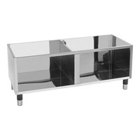 modular 650 Unterschrank 1400X540X570 Schrank Edelstahl