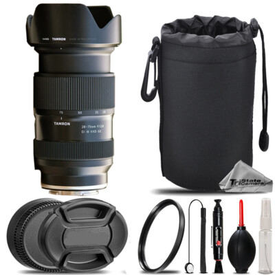 Tamron 28-75mm Di III VXD G2 Lens (Sony E) + UV Filter+ Hood +Lens