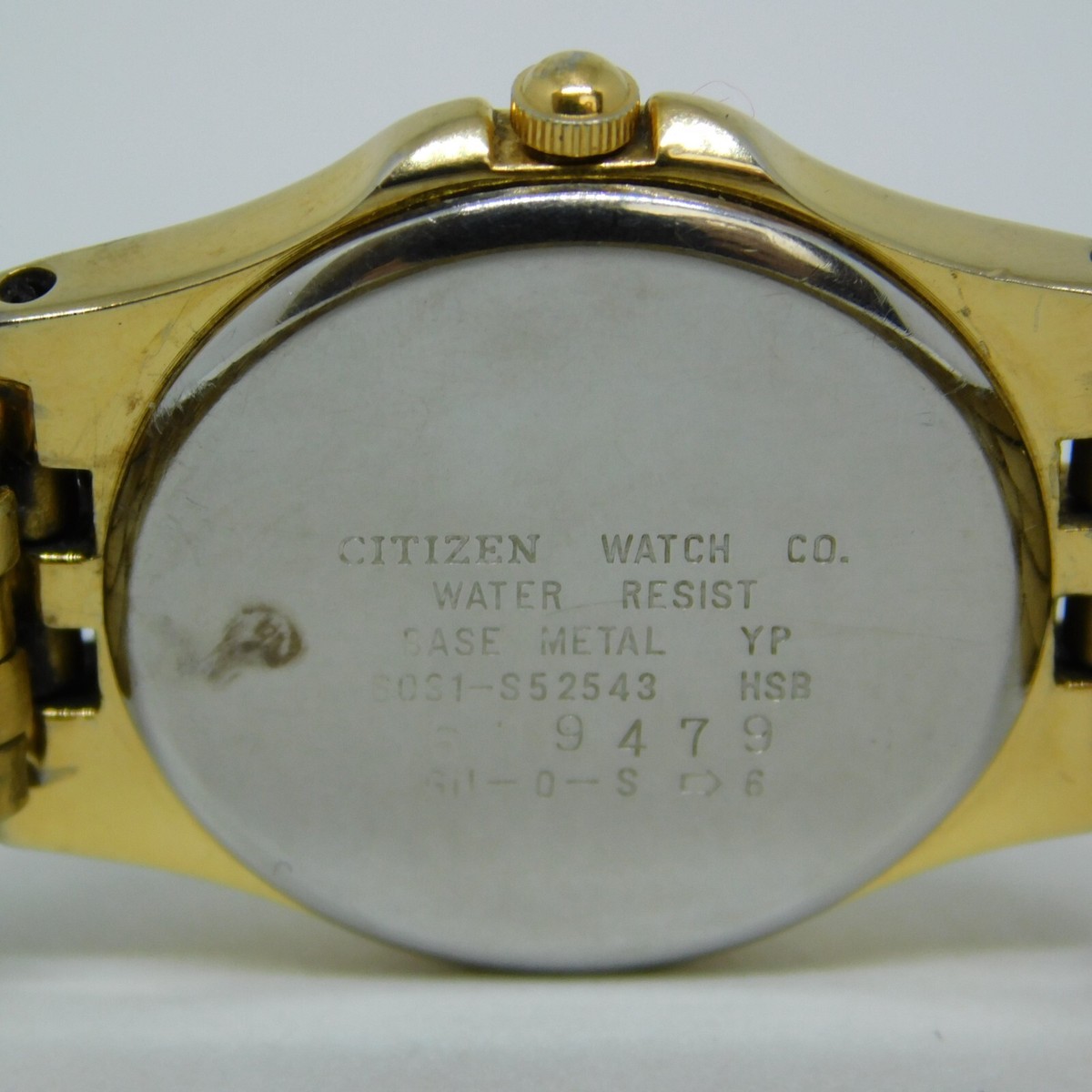 Citizen Quartz 6031-s52543 N47486-ka Gold Tone Mother of Citizen Quartz 6031-s52543 N47486-ka Gold Tone Mother of