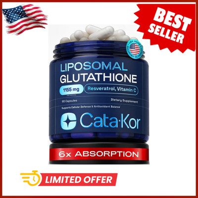 Liposomal Glutathione 1000Mg   Ultra High Absorption with Resveratrol, Vitamin C