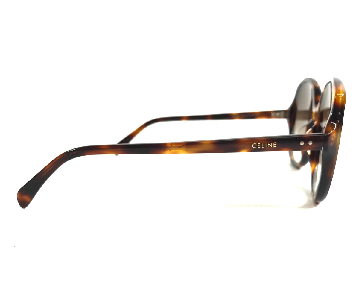 Celine Women\'s Sunglasses CL40172U 57-18 145 Made In Italy Tortoise Shell CELINE CL40172U 52F Dark Havana/Brown Gradient 57-18-145  main image 3