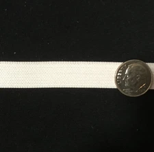 1/2"  Knitted Elastic  Waistband Elastic 13 mm White 20 yards