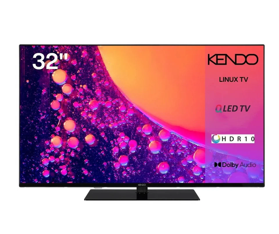 Kendo 32 QLED 6251 S 32 Zoll Full HD Smart TV schwarz Hervorragend - Refurbished