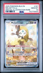 Meloetta ex 167/086 Black Bolt Special Illustration Rare
