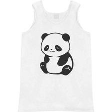 'Cute Panda Sitting' Adult Vest / Tank Top AV050383 