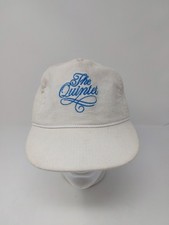 Vtg The Quintet Corduroy Strap Back Hat USA Made Adjustable Cap