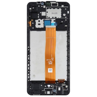 Ersatzdisplay Galaxy A12, Scheibe vormontiert   Black