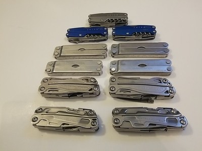 Broken Leatherman Tools Lot of 11 Pst Rev Wingman Juice Multi Tools Parts Only