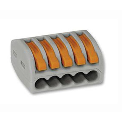 Wago 222-415 5 Way Electric Connector Terminal Block Clamp - 40