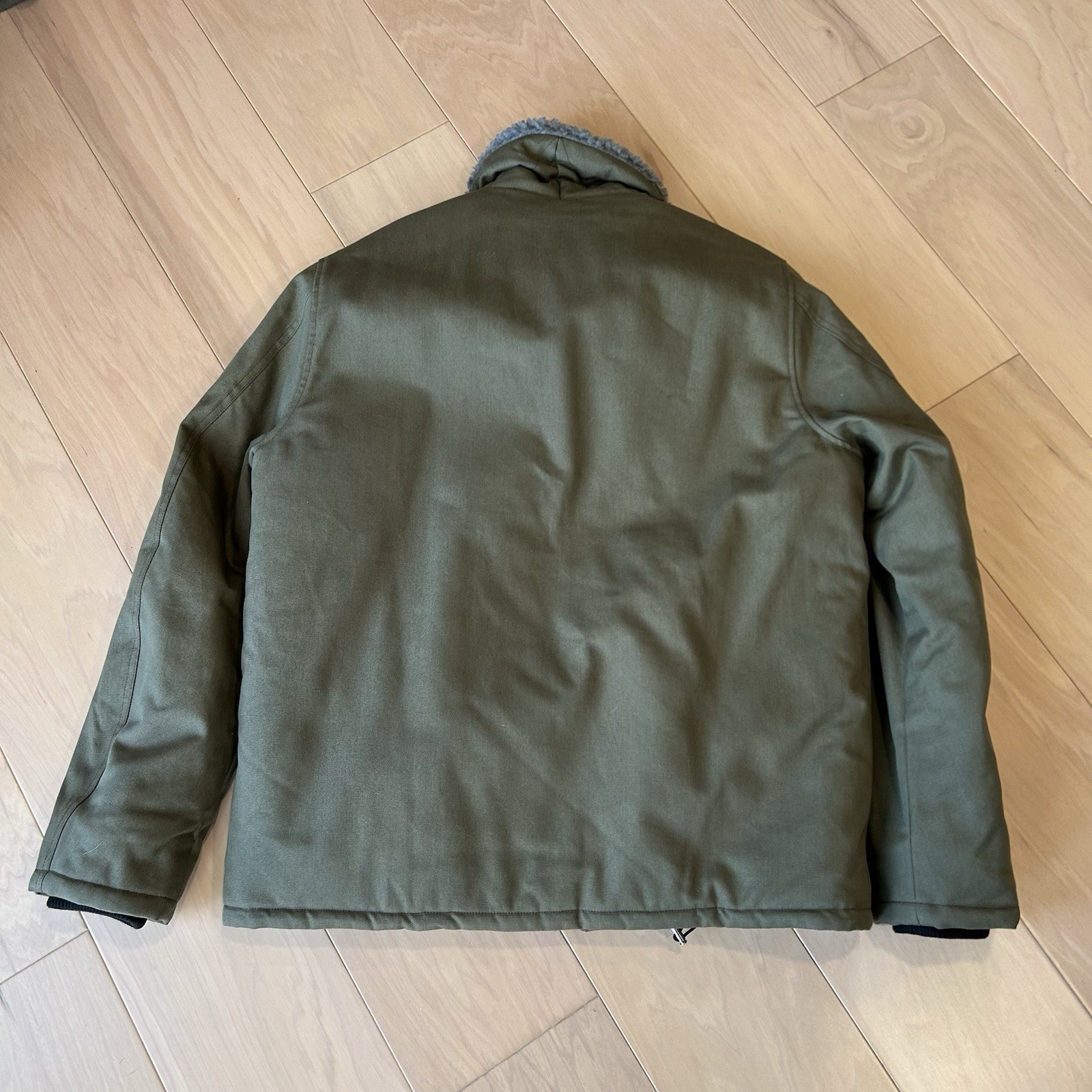 Outerknown Hunter Shearling Lined Olive Men's Lar… - image 3