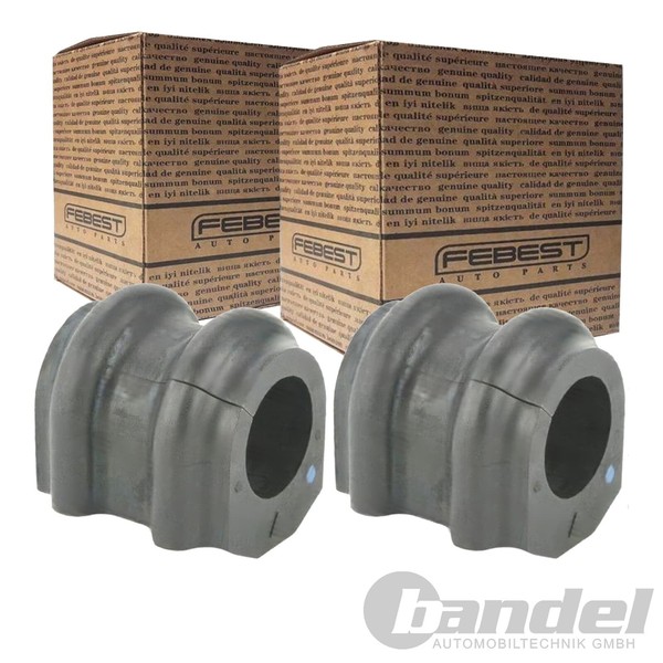 2X Febest Stabilager Gummilager Stabi Vorne Passend FüR Hyundai IX35 Tucson KIA-image