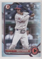 2022 Bowman Draft Sky Blue 299/499 Nate Furman #BD-182 0jv5