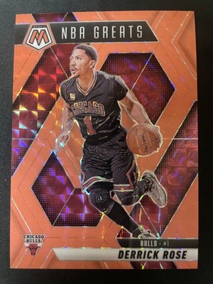 2024-25 Panini Mosaic Prizm Derrick Rose Red 01/75 Jersey Numbered Match #292