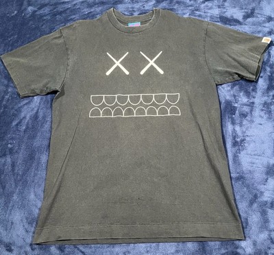 Vintage 2005 Bape Kaws Chomper T Shirt Size L Made In Japan Single