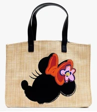 NEW Buckle-Down X Disney Minnie Straw Small Tote Bag