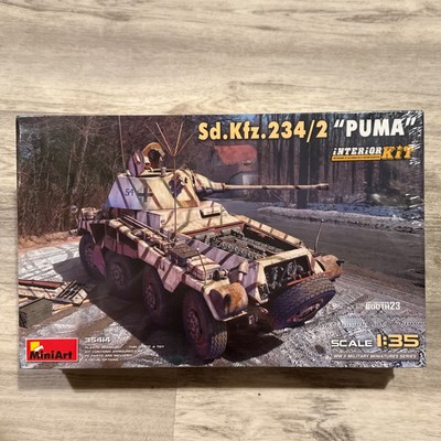 1/35 Miniart SD.KFZ.234/2 PUMA w/Interior Plastic Model Kit Sealed