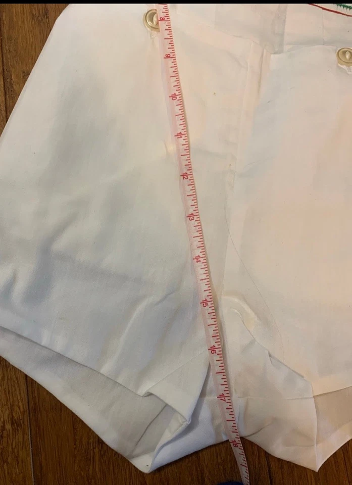 Conjunto corto vintage años 80 bebé niño batido Navidad botón fondo Santa Rudolph Foto 4 de 4