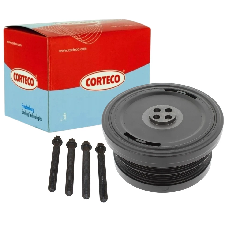CORTECO Riemenscheibe mit Schrauben für BMW 3 E46 5 E39 X5 E53 3.0D M57