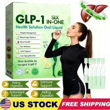 GLP-1 SIX-in-ONE Health Solution Oral Liquid, Advanced Body Care Liquids Drop US
