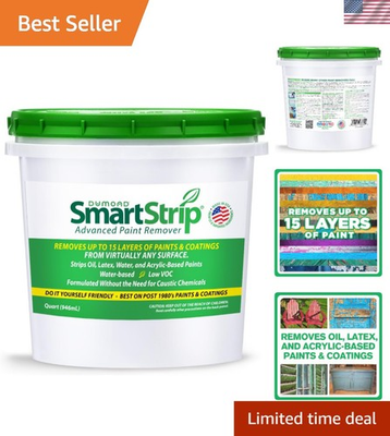 #ad Smart Strip Advanced: Powerful Non Caustic Paint Remover 32 Oz for DIY Projects $36.50